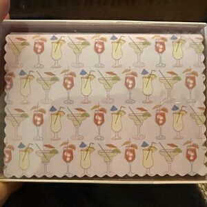 Colorful Cocktail Patterned Cards